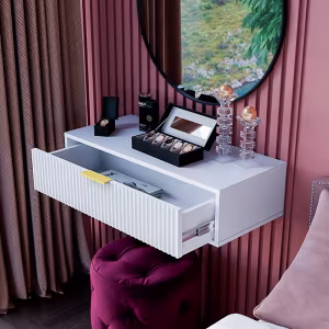 Макияжный столик Velvet White Gold 5