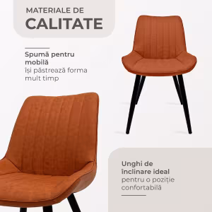 Scaun Leonard Terracotta 9